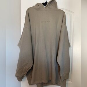 Essentials Fear Of God XXL Neutral Taupe Pullover Hoodie